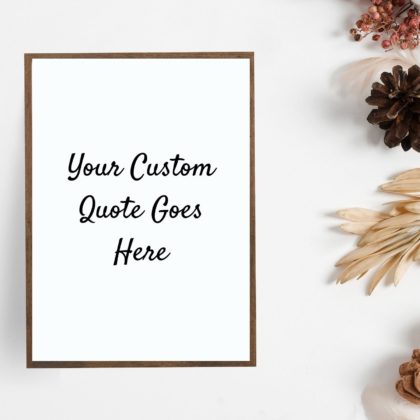 Custom Quote