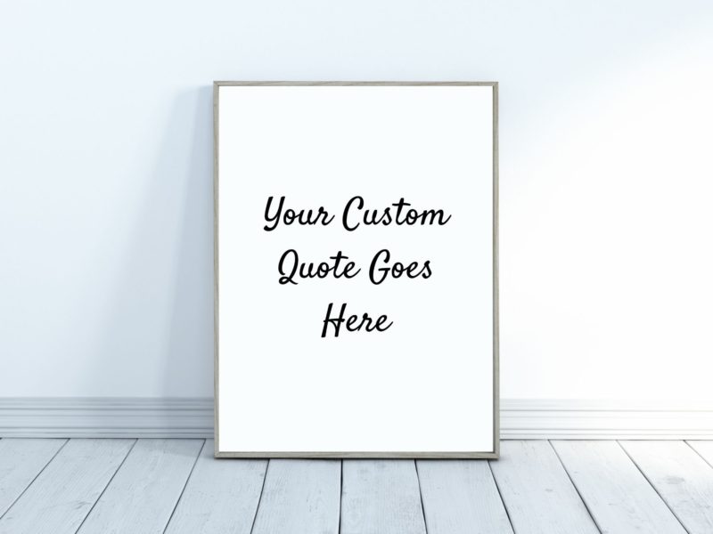 Custom Quote