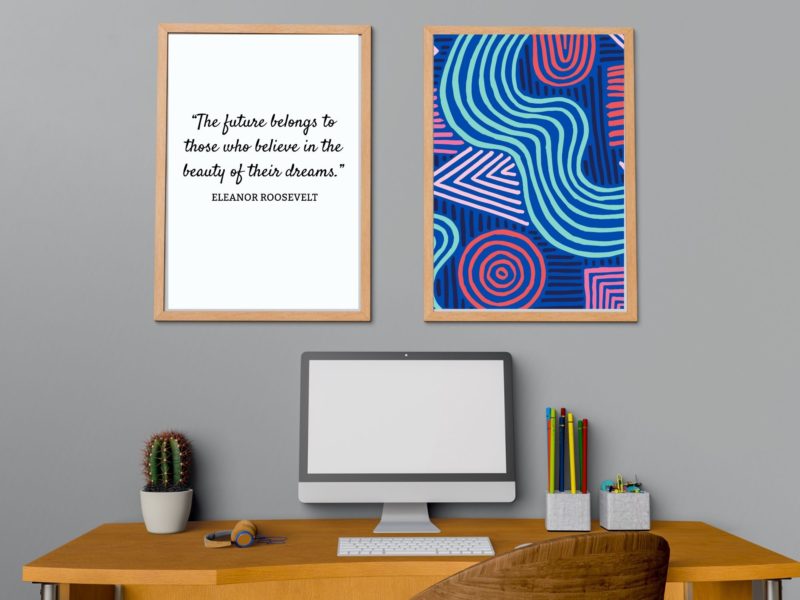Eleanor Roosevelt Inspirational Quote Poster