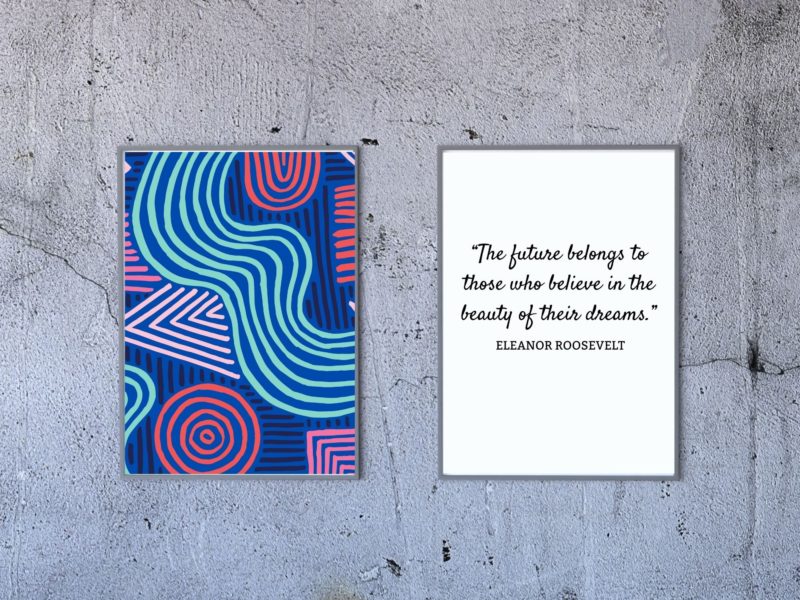 Eleanor Roosevelt Inspirational Quote Poster