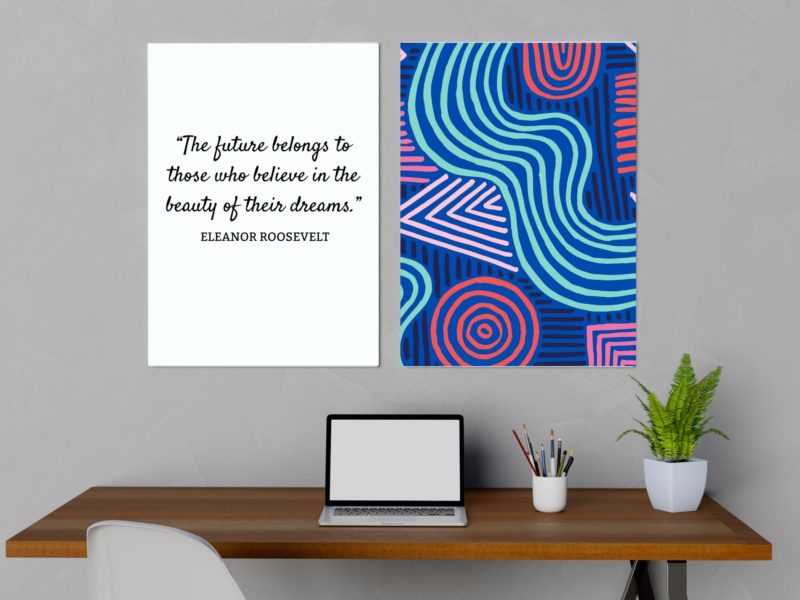 Eleanor Roosevelt Inspirational Quote Poster