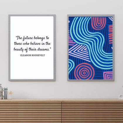 Eleanor Roosevelt Inspirational Quote Poster