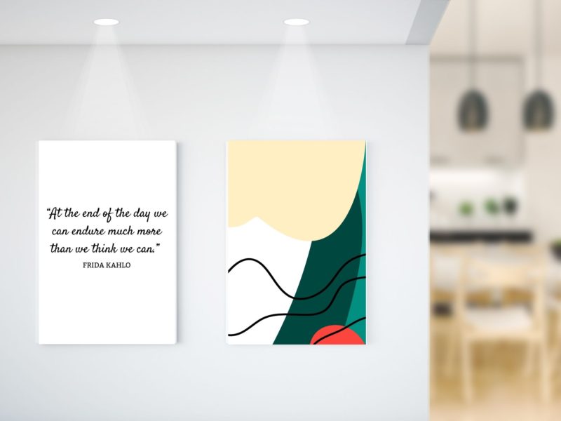 Frida Kahlo Inspirational Quote Poster