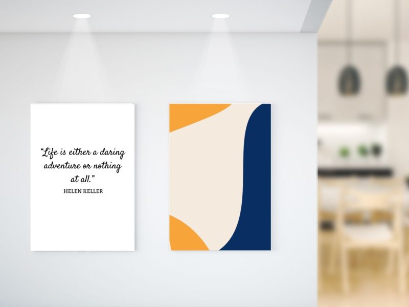 Helen Keller Inspirational Quote Poster