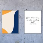 Helen Keller Inspirational Quote Poster