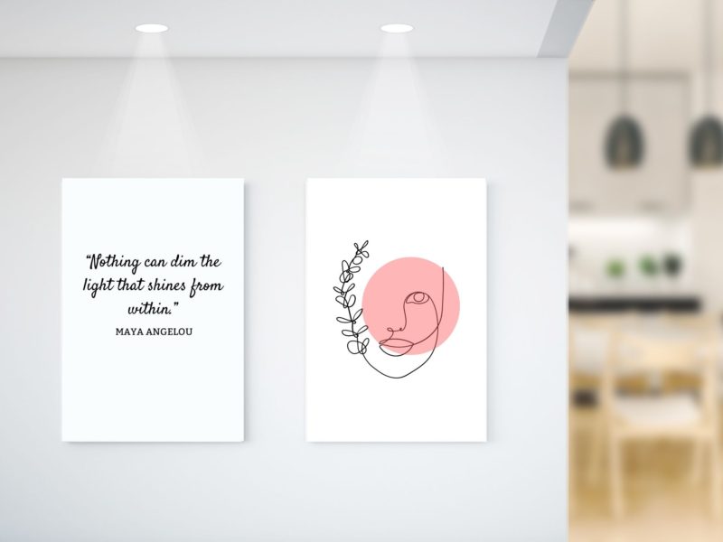 Maya Angelou Inspirational Quote Poster