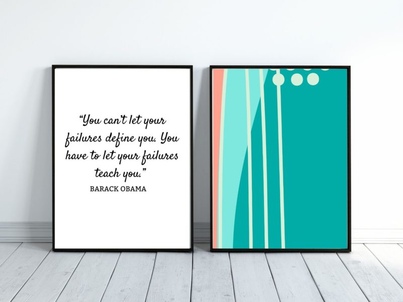 Barack Obama Inspirational Quote Poster