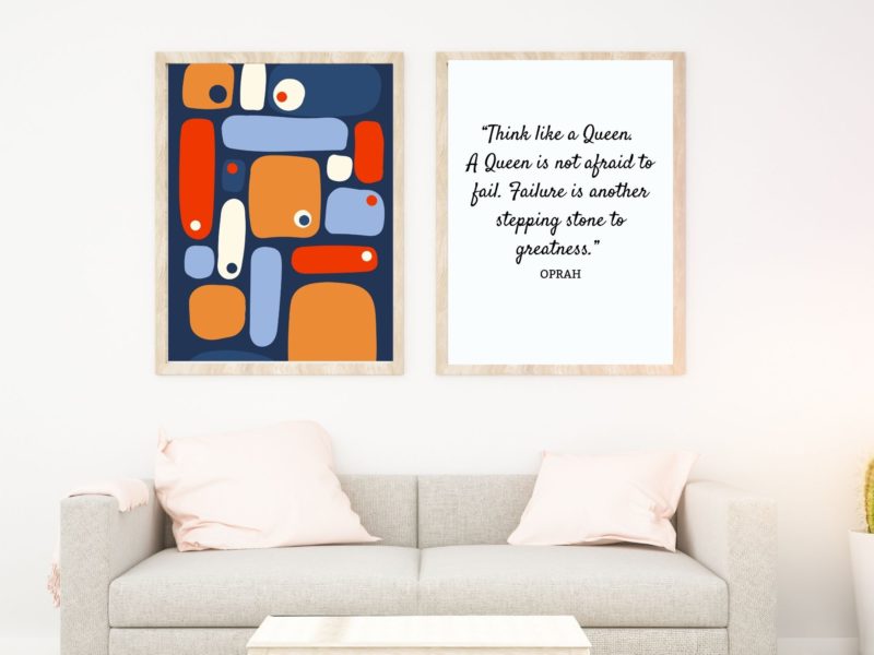 Oprah Inspirational Quote Poster