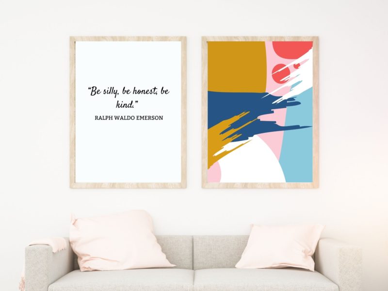 Ralph Waldo Emerson Inspirational Quote Poster
