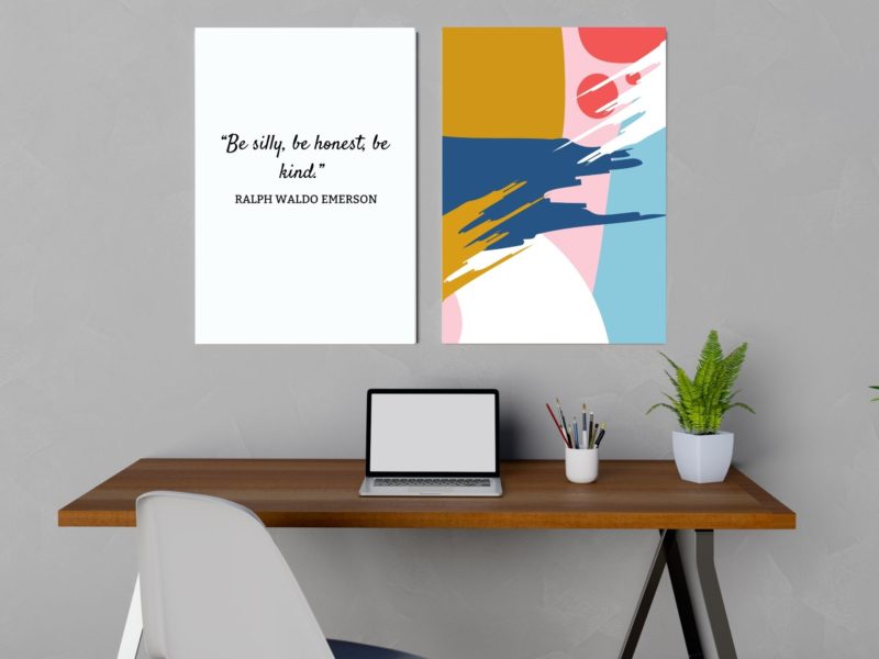 Ralph Waldo Emerson Inspirational Quote Poster