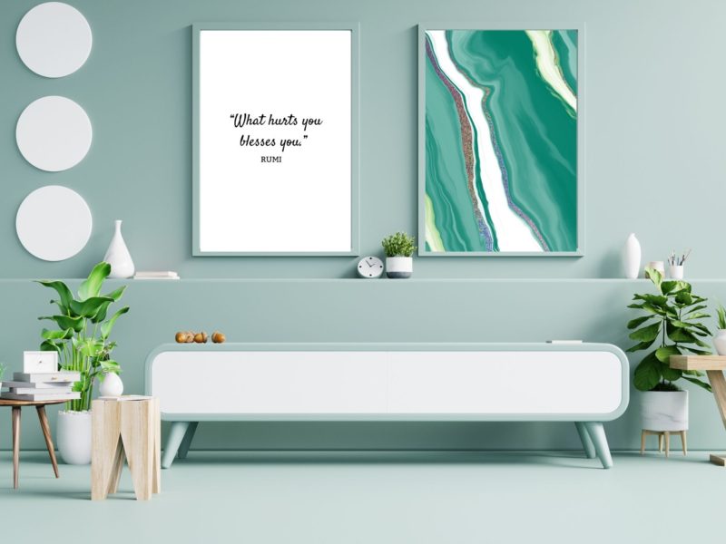 Rumi Inspirational Quote Poster
