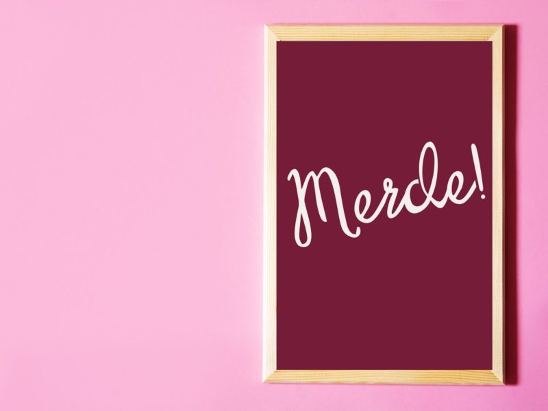 Merde! Word Poster