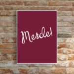 Merde! Word Poster