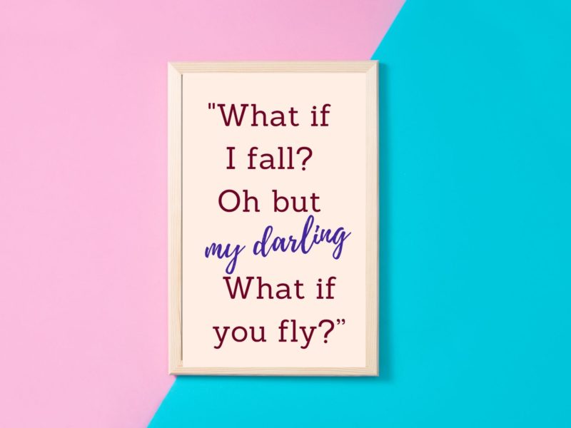 What if I fall Poster
