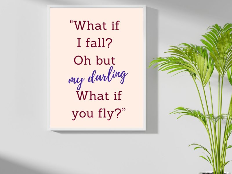 What if I fall Poster