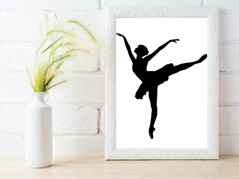 Ballerina Art Poster