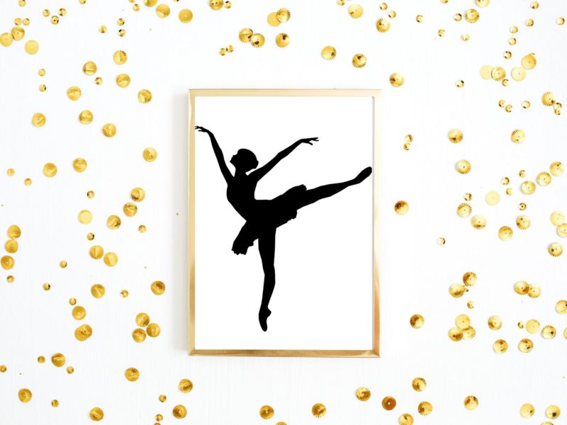 Ballerina Art Poster