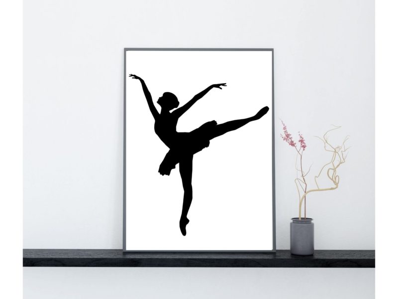 Ballerina Art Poster