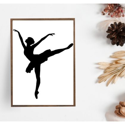 Ballerina Art Poster