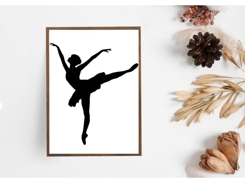 Ballerina Art Poster
