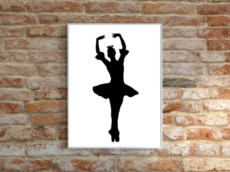Ballerina Art Poster