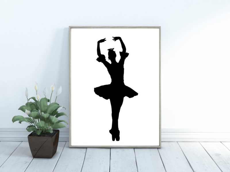 Ballerina Art Poster
