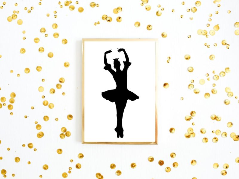 Ballerina Art Poster