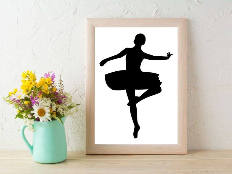 Ballerina Art Poster