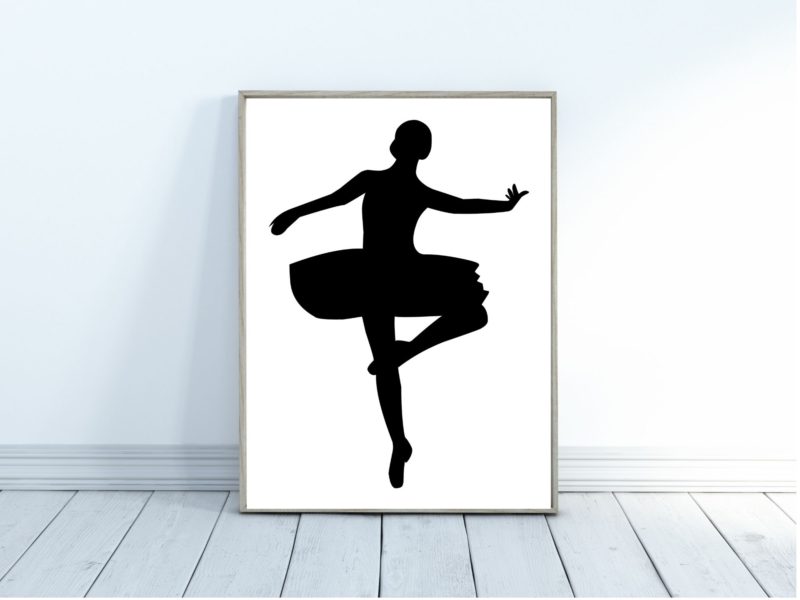 Ballerina Art Poster