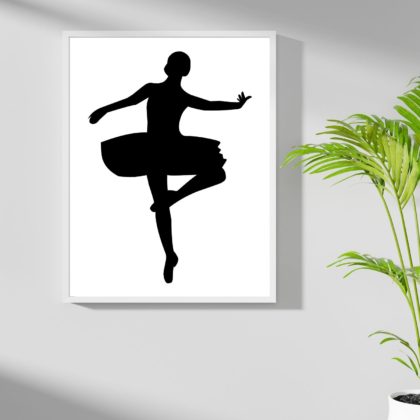 Ballerina Art Poster