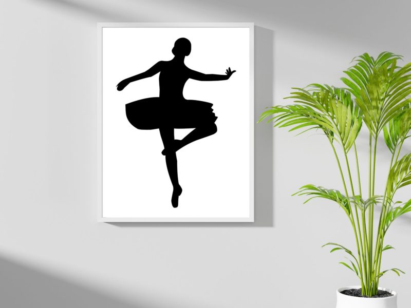Ballerina Art Poster