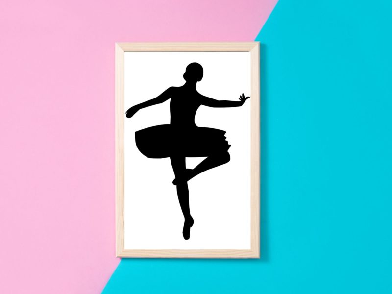 Ballerina Art Poster