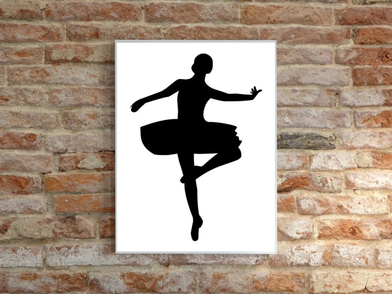 Ballerina Art Poster