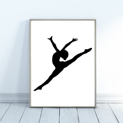 Ballerina Art Poster