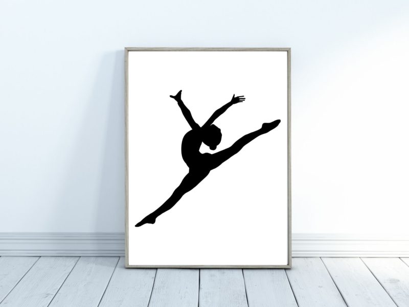 Ballerina Art Poster