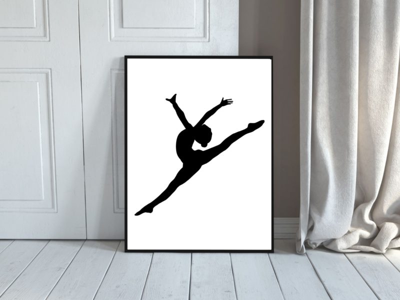 Ballerina Art Poster