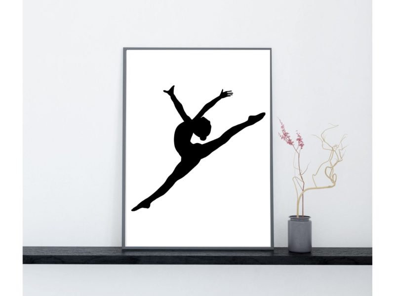 Ballerina Art Poster