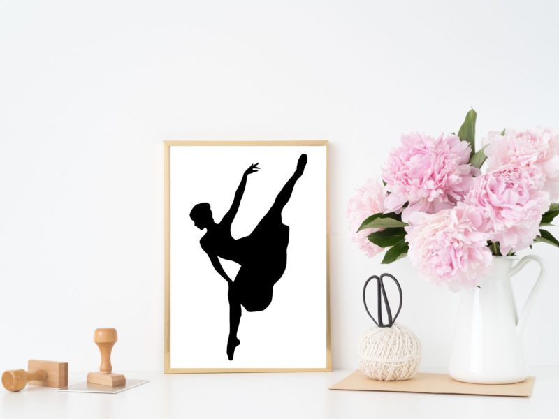 Ballerina Art Poster