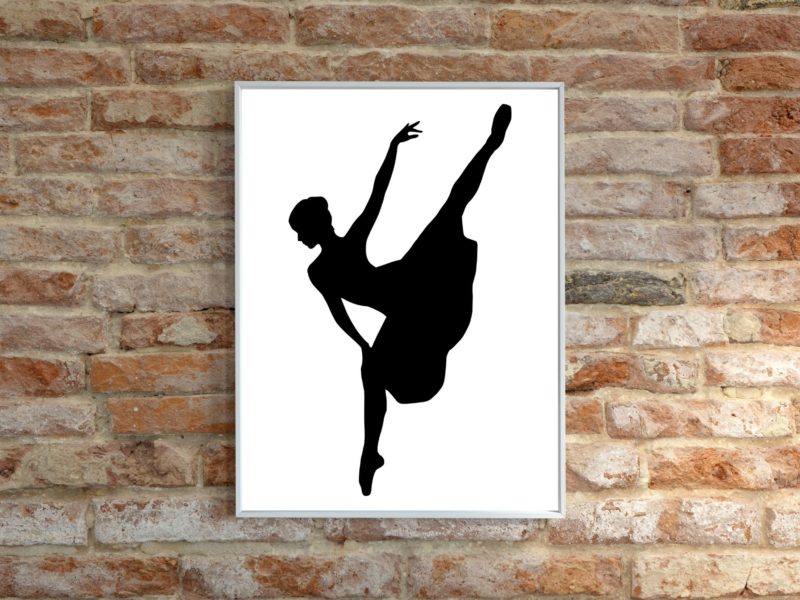 Ballerina Art Poster