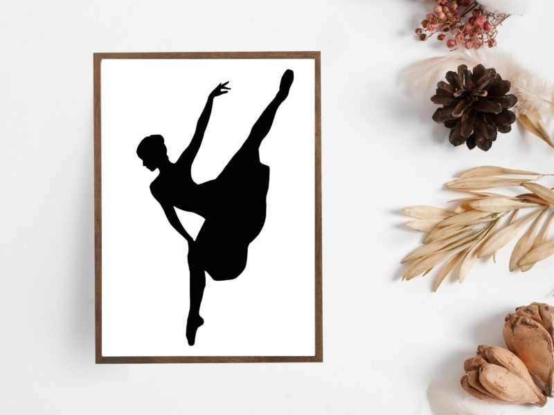 Ballerina Art Poster