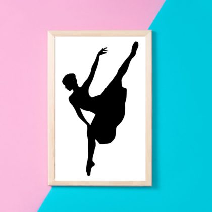 Ballerina Art Poster
