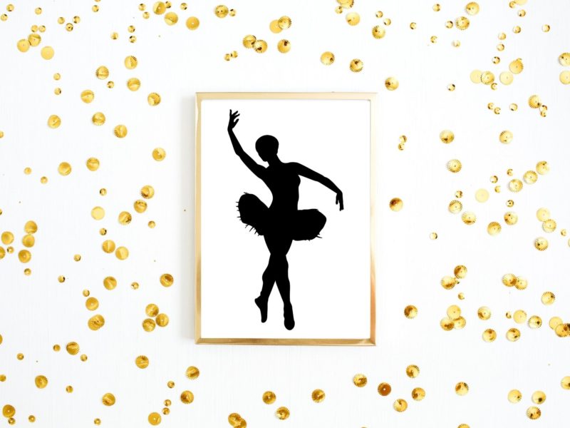 Ballerina Art Poster