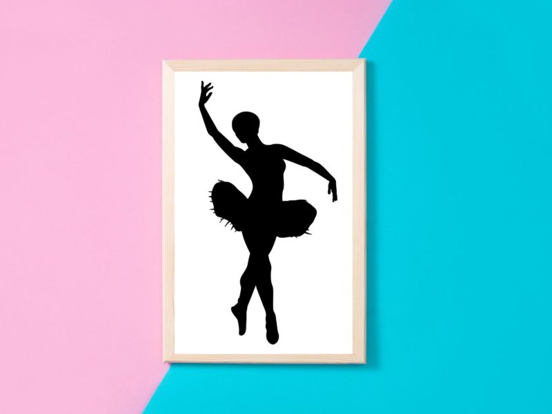 Ballerina Art Poster