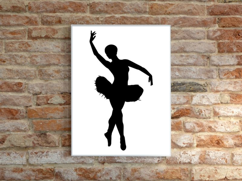 Ballerina Art Poster