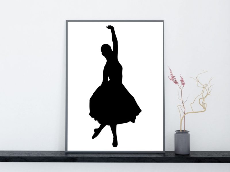 Ballerina Art Poster