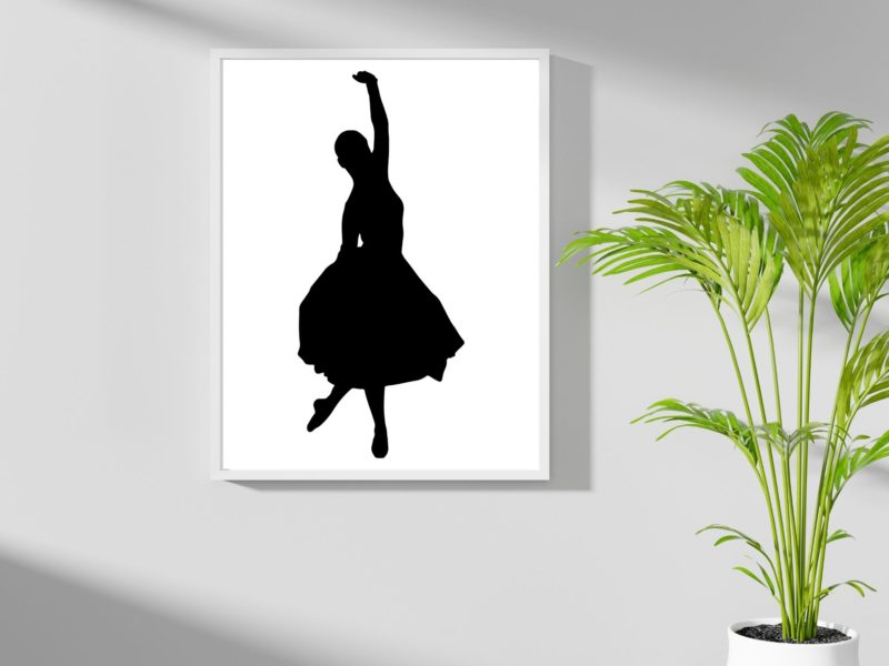 Ballerina Art Poster