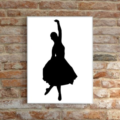 Ballerina Art Poster