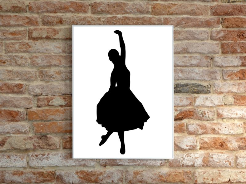 Ballerina Art Poster