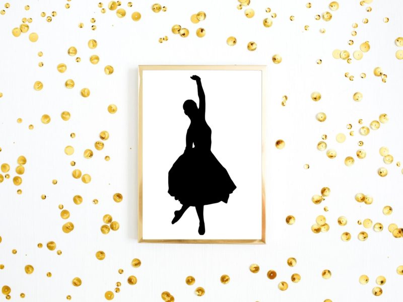 Ballerina Art Poster