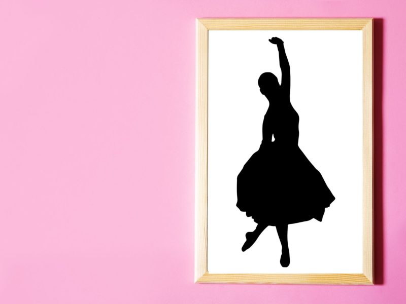 Ballerina Art Poster